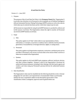 AI Policy