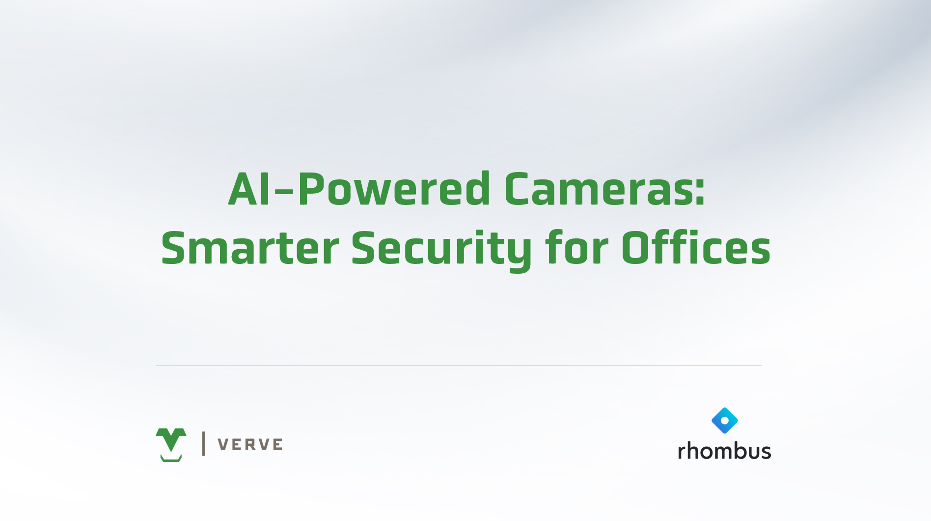 AI Powered Security Camera Webinar Image